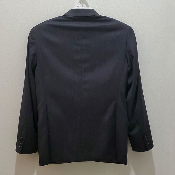 MONTEFINO SUIT JACKET, Sz 36R, DARK GRAY, 100% MERINO WOOL - Picture 4 of 13